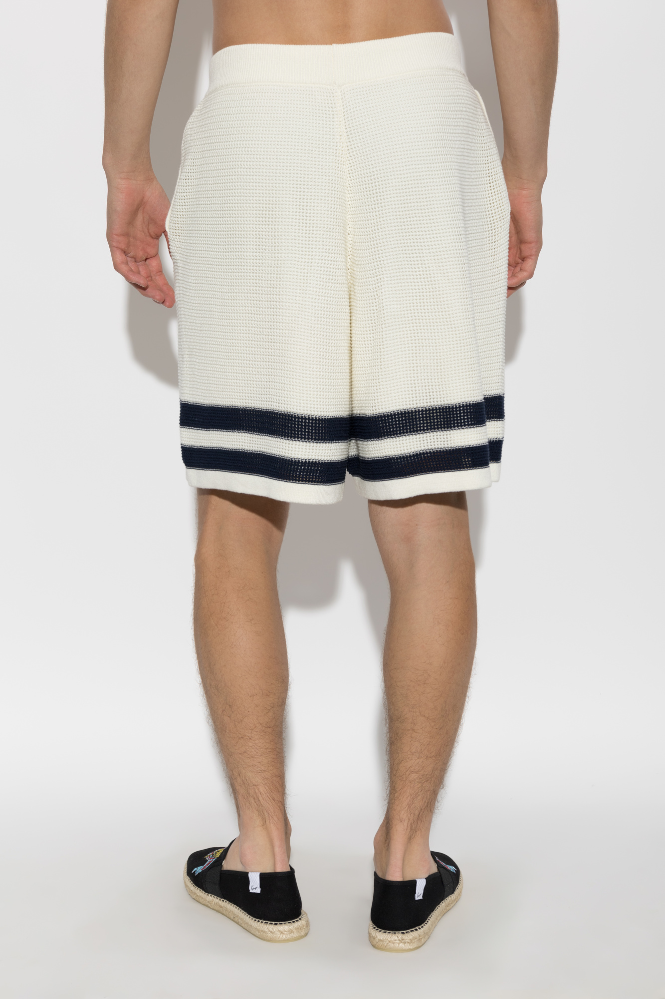 Cream Shorts with a decorative weave Kenzo - Vitkac France